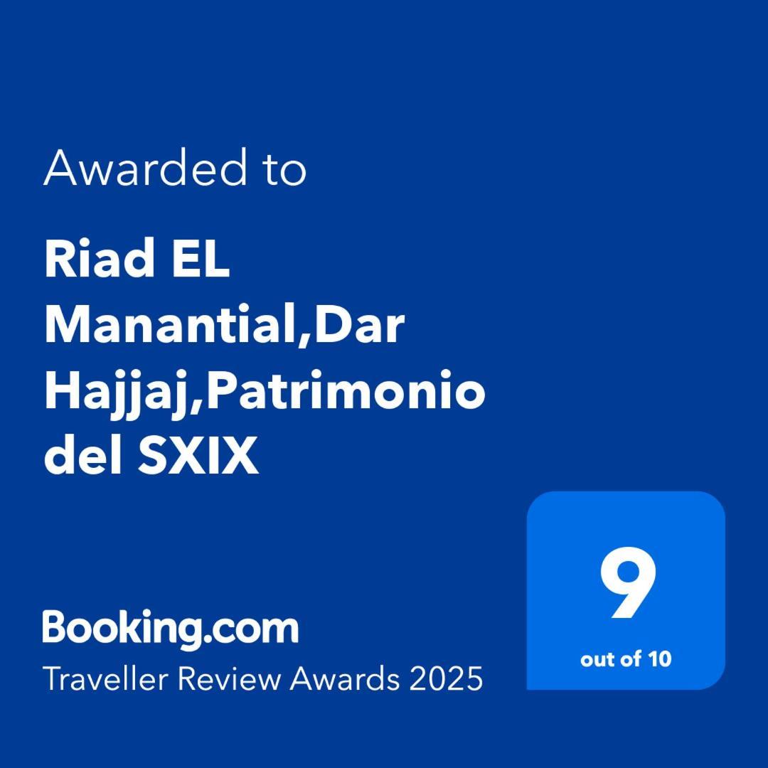 Riad El Manantial,Dar Hajjaj,Patrimonio Del Sxix Tétouan Eksteriør billede