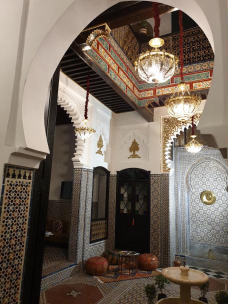 Riad El Manantial,Dar Hajjaj,Patrimonio Del Sxix Tétouan Eksteriør billede